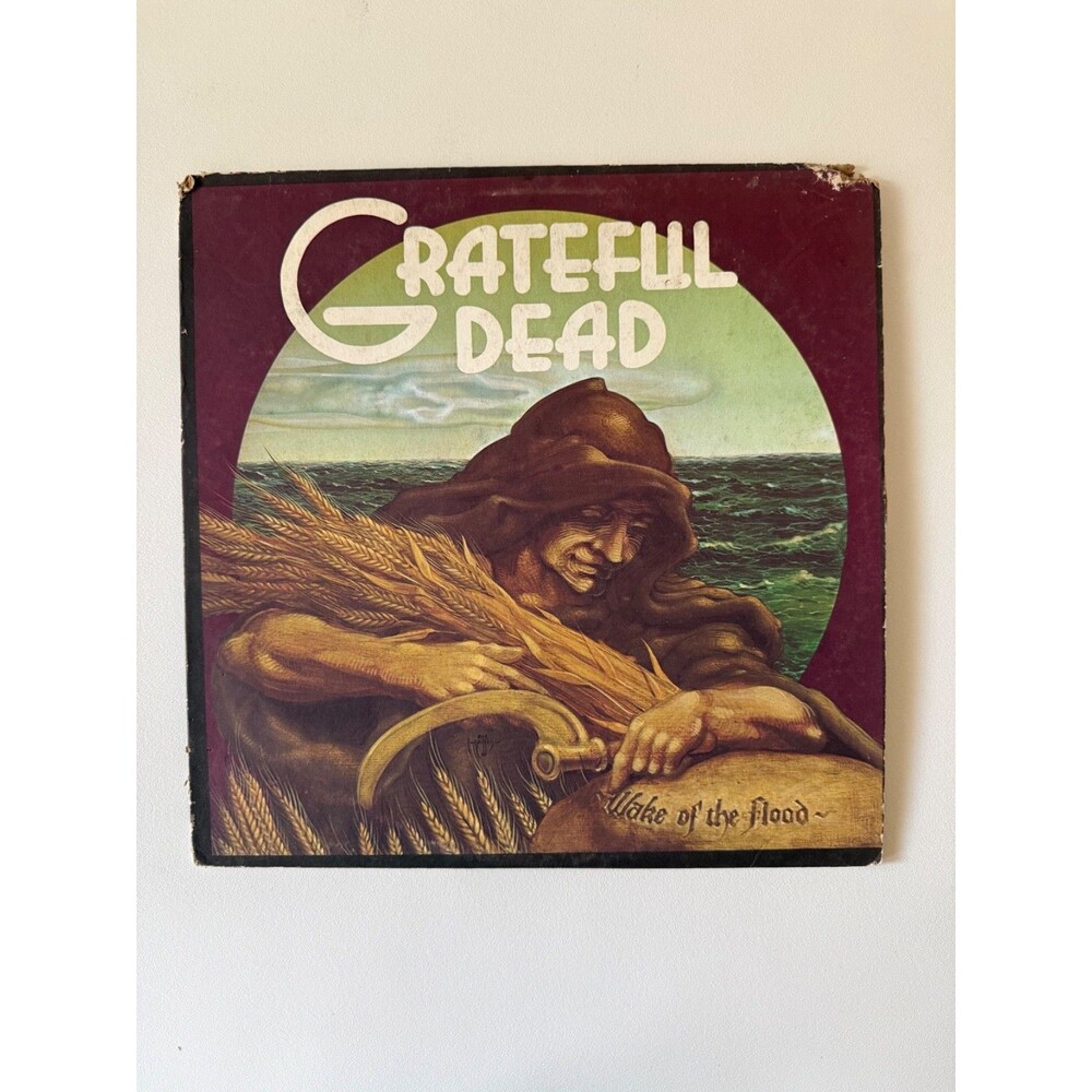 Grateful Dead Wake Of The Flood LP 1973 First Edition GD 01 Cleaned VG